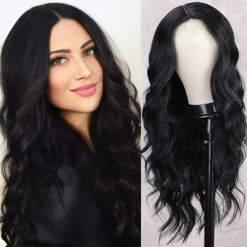 Long Hair Wigs European And American Ladies With Long Curly Hair Long Hair Wigs European And American Ladies With Long Curly Hair